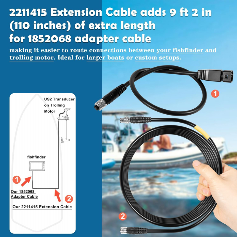1852068 MKR-US2-8 Câble adapta - Fish Finder Cable avis et prix